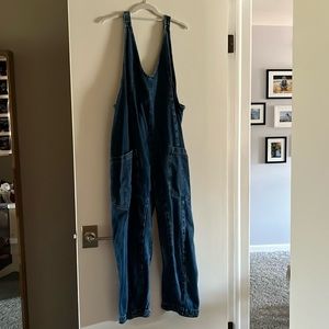 Free people denim romper. Brand new never worn.